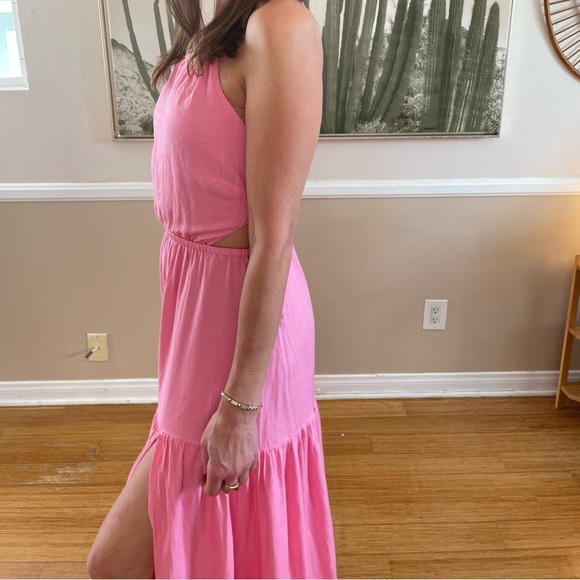 L*Space Jaide Dress, Guava, Maxi, Open Back, Size XS - Picture 3 of 11